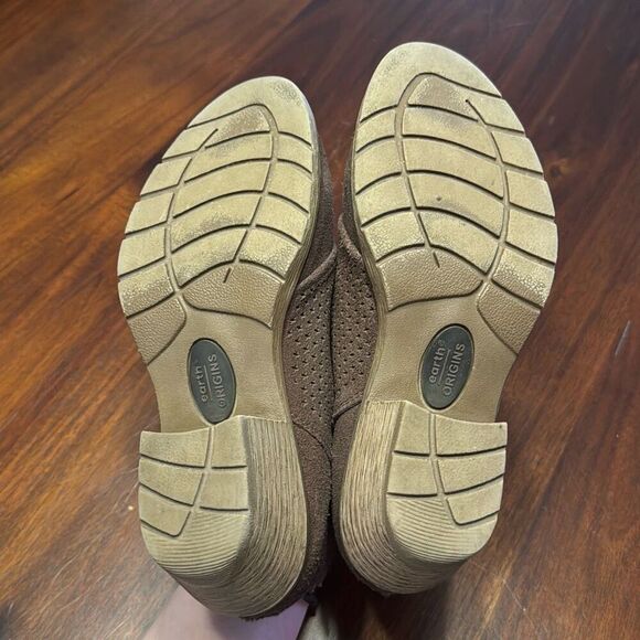 Earth Origins Brown Suede Ankle Booties Boots Women’s US 8 M - Picture 8 of 8